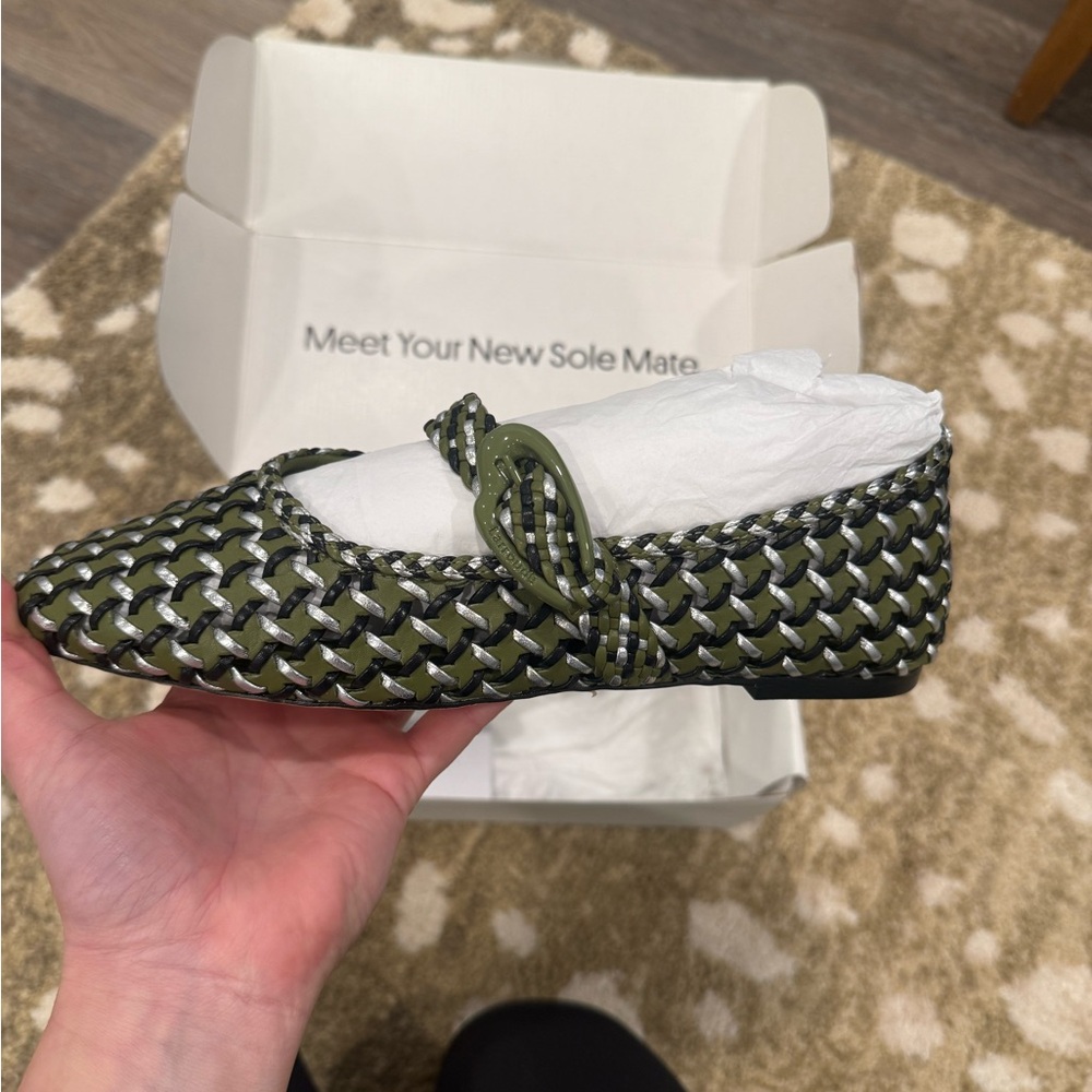 Larroude Verona Macrame Ballet Flat - Picture 4 of 7